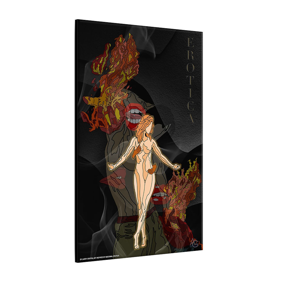 Thumbnail: Art Inspired by Madonna, Erotica (Canvas)