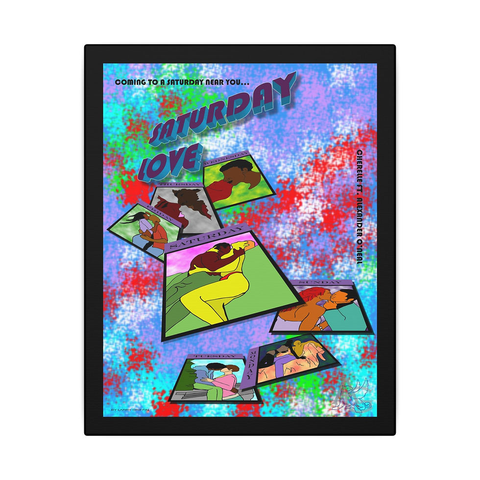 Thumbnail: Art Inspired by Cherelle ft. Alexander O'Neal, Saturday Love (Canvas)