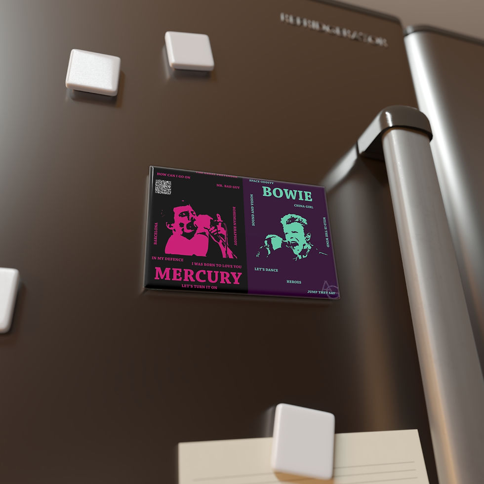 Thumbnail: Mercury vs Bowie (Button Magnet 1 & 10 pcs)