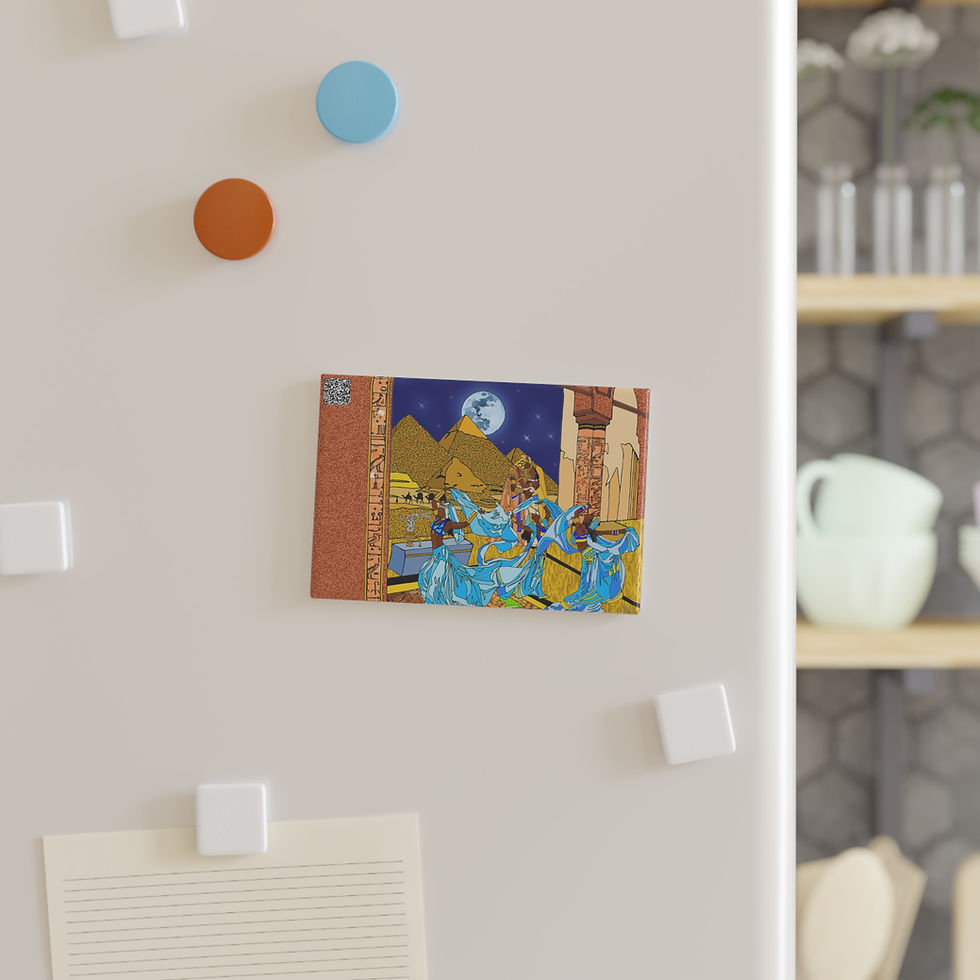 Thumbnail: Art Inspired by Incognito, Nights Over Egypt (Magnet 1 & 10 pcs)