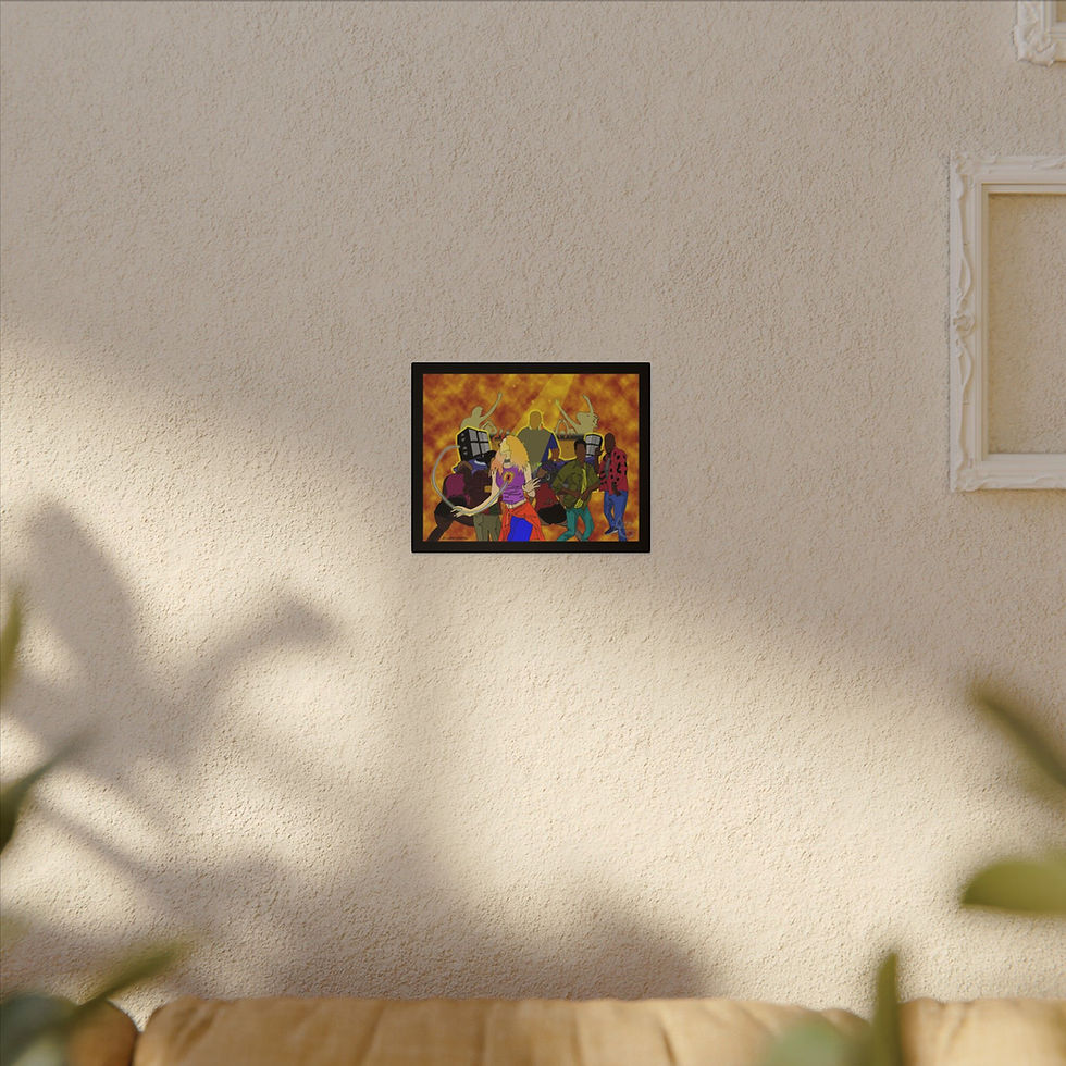 Thumbnail: Art Inspired by Indeep, Last Night A DJ Saved My Life (Canvas)