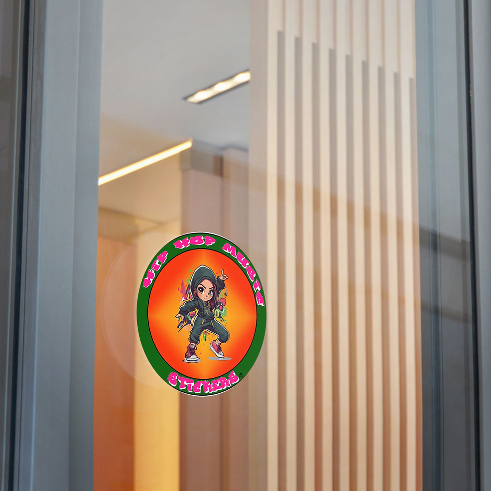 Thumbnail: HIP HOP Music Stickers 009 (Stickers)