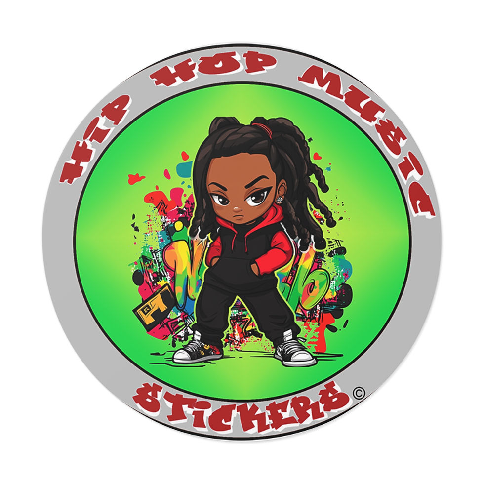 Thumbnail: HIP HOP Music Stickers 006 (Stickers)