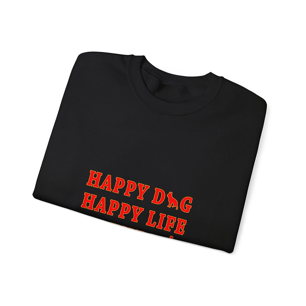 Thumbnail: Happy Dog, Happy Life (Sweatshirt)