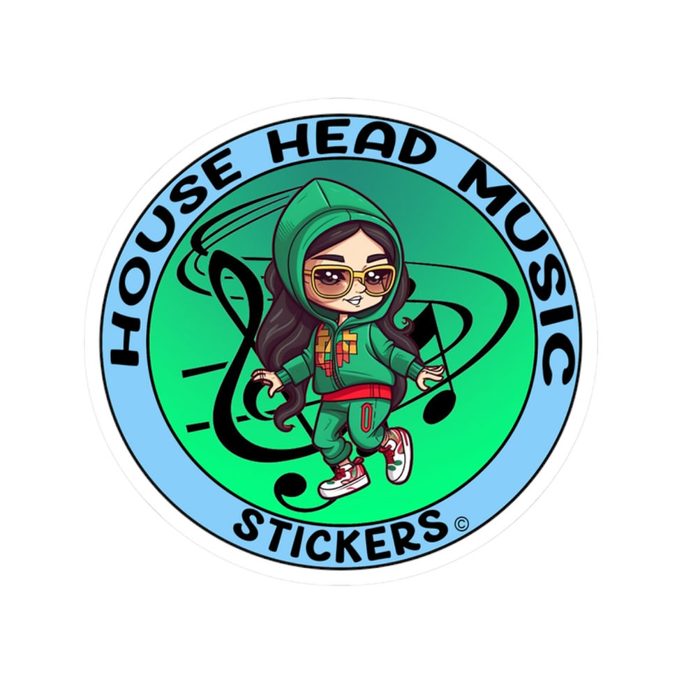 Thumbnail: House Head Music Stickers Dancer 004