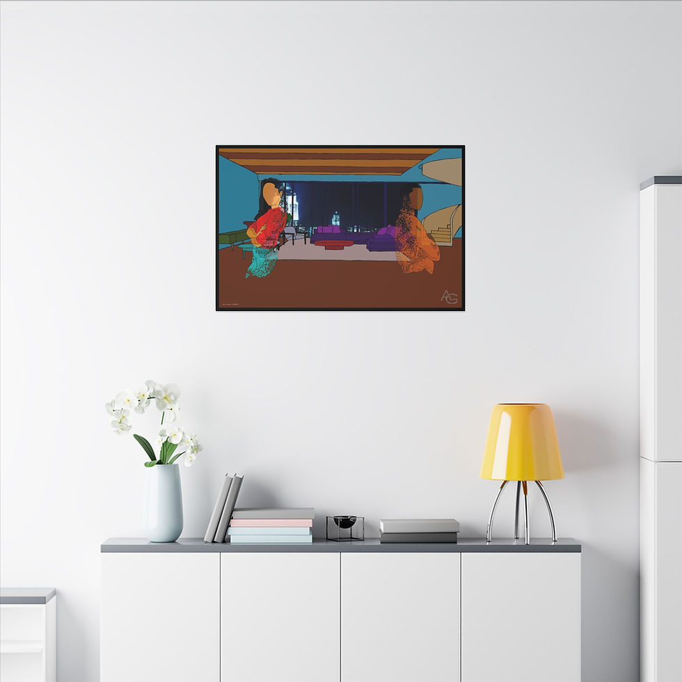 Thumbnail: Art inspired by Luther Vandross, A House Is Not A Home (Canvas)