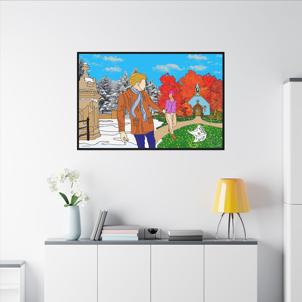 Thumbnail: Art Inspired by Earth Wind & Fire, September (Canvas)