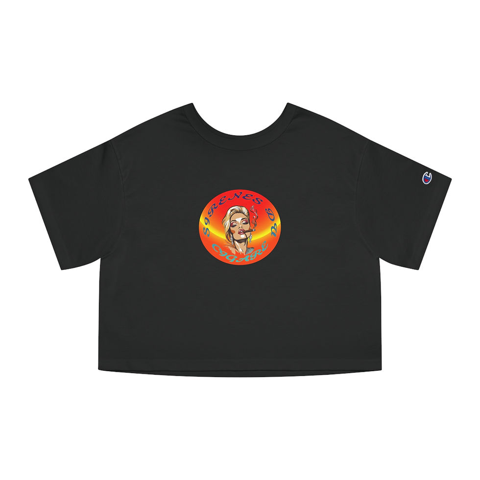 Thumbnail: Sirenes du Cigare Latina 001 (Champion Women's Heritage Cropped T-Shirt)