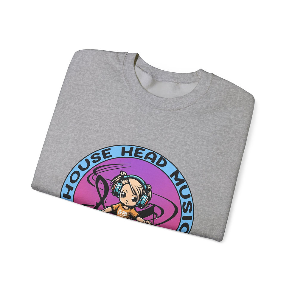 Thumbnail: House Head Music Sticker 012 (Sweatshirt)