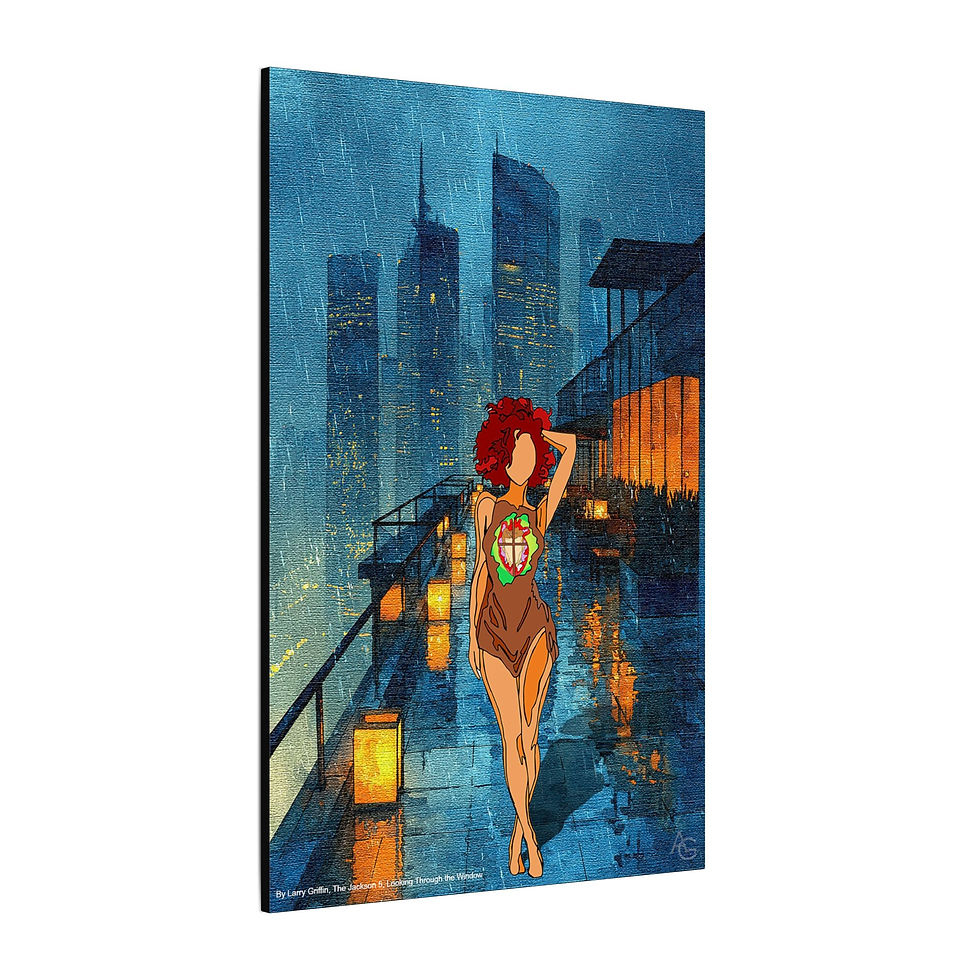 Thumbnail: Art Inspired by The Jackson 5, Looking Through the Window (Canvas)