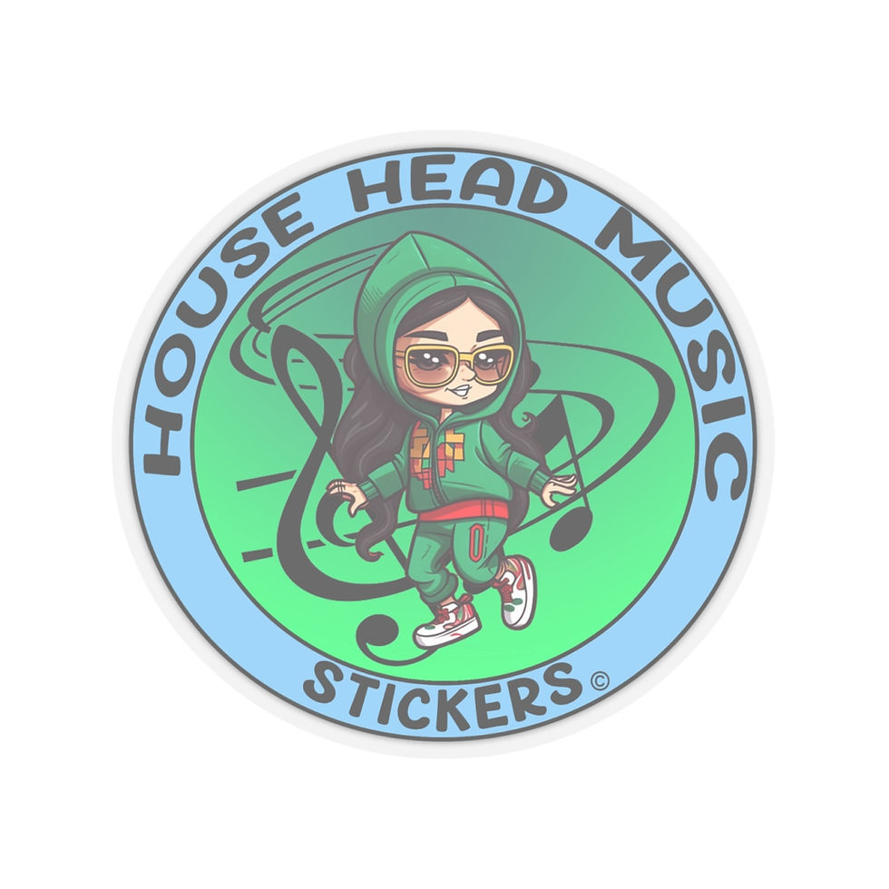 Thumbnail: House Head Music Stickers Dancer 004