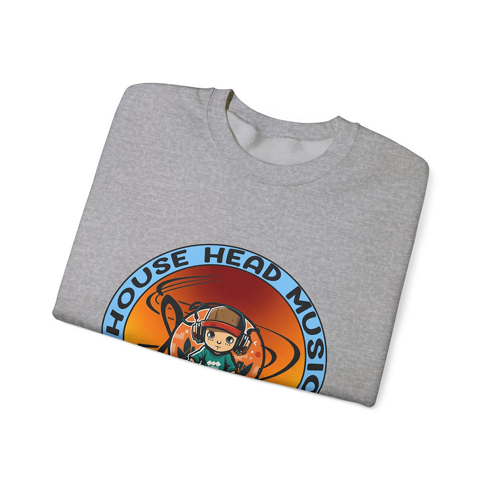 Thumbnail: House Head Music Sticker 006 (Sweatshirt)
