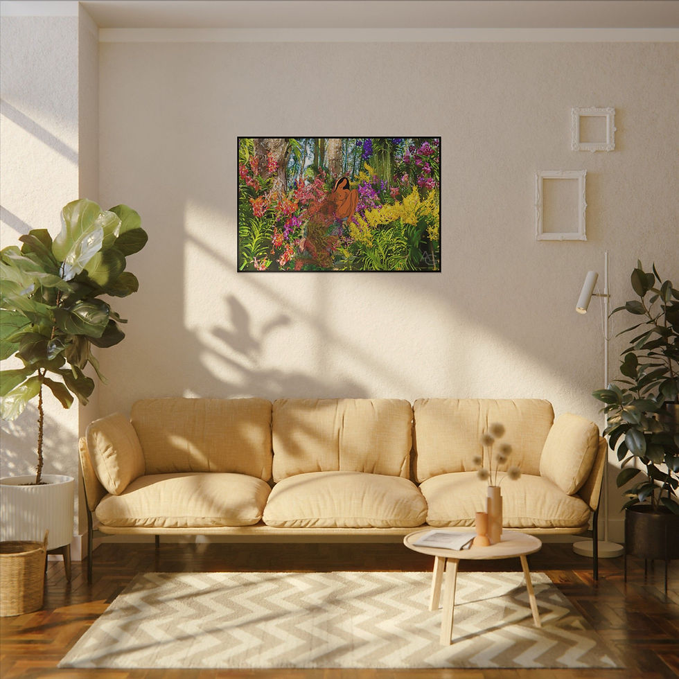 Thumbnail: Art Inspired by Quincy Jones, Secret Garden (Canvas)