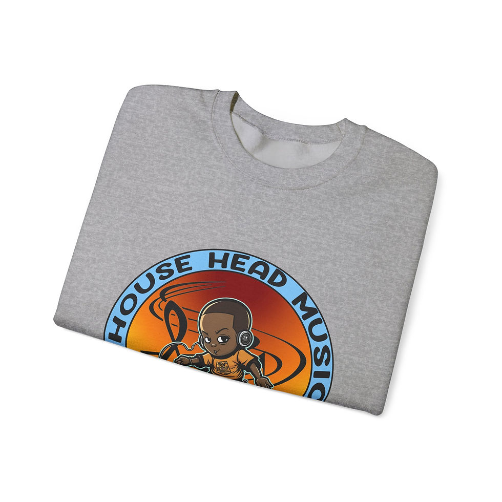 Thumbnail: House Head Music Sticker 001 (Sweatshirt)