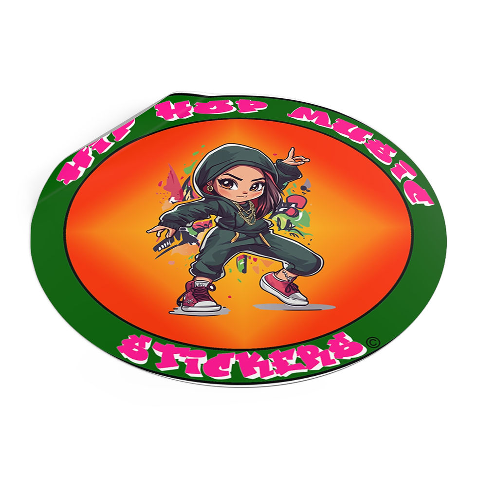 Thumbnail: HIP HOP Music Stickers 009 (Stickers)