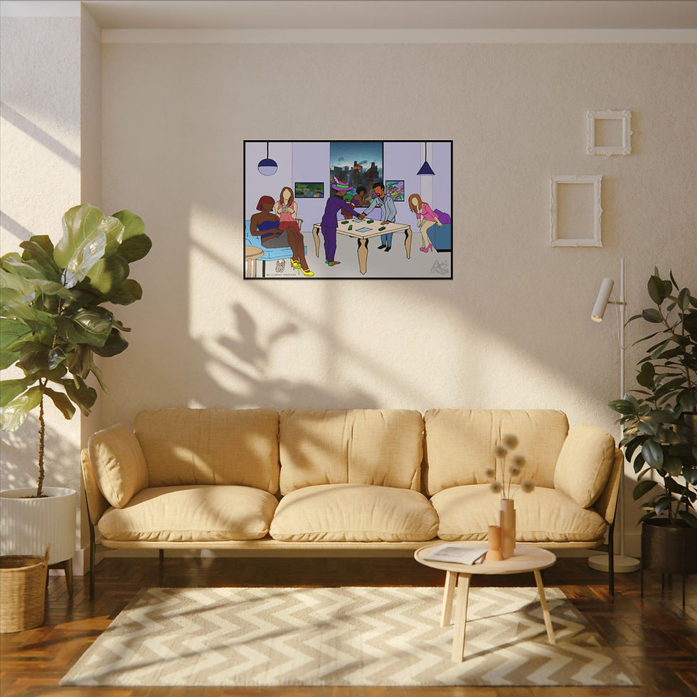 Thumbnail: Art Inspired by Willie Hutch, Brothers Gonna Work It Out (Canvas)