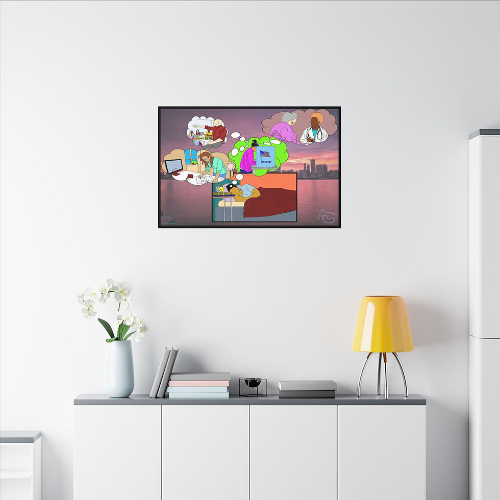 Thumbnail: Art Inspired by Harold Melvin & The Blue Notes, Wake Up Everybody (Canvas)