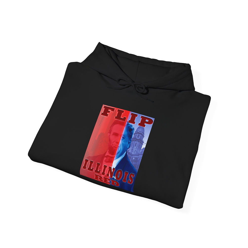 Thumbnail: Flip Illinois Red (Hooded Sweatshirt)