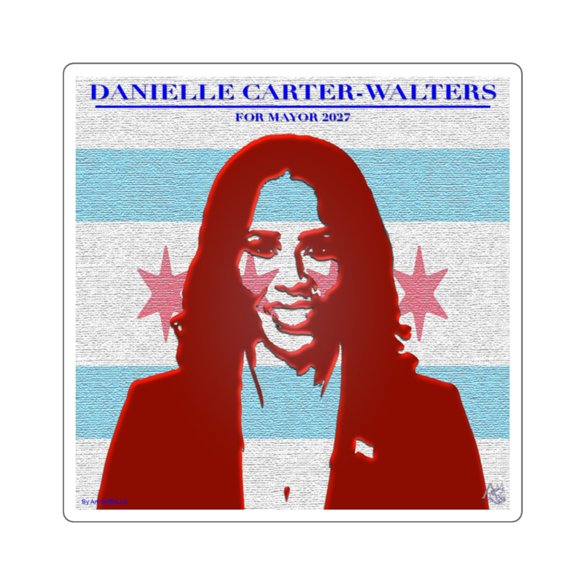 DCW for Mayor 27 (Square Stickers)