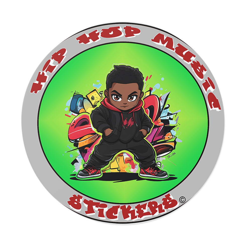 Thumbnail: HIP HOP Music Stickers 005 (Stickers)