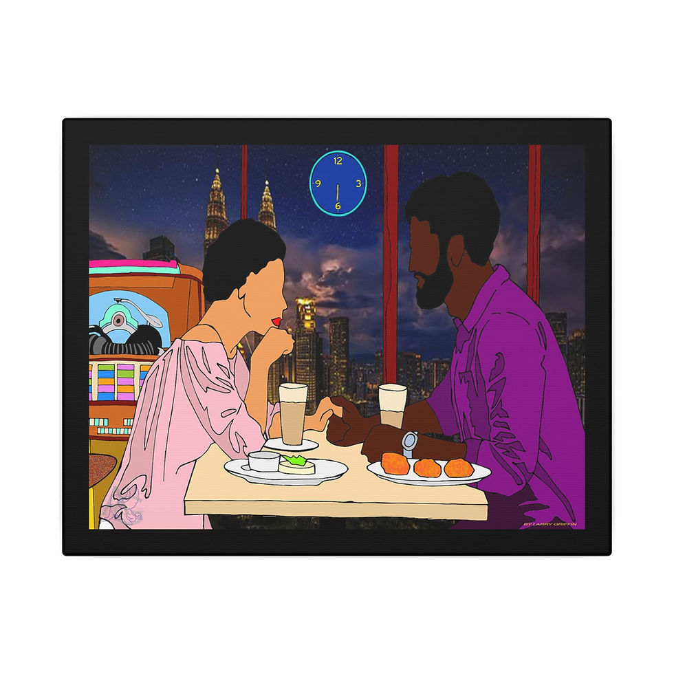 Thumbnail: Art Inspired by Billy Paul, Me and Mrs. Jones (Canvas)