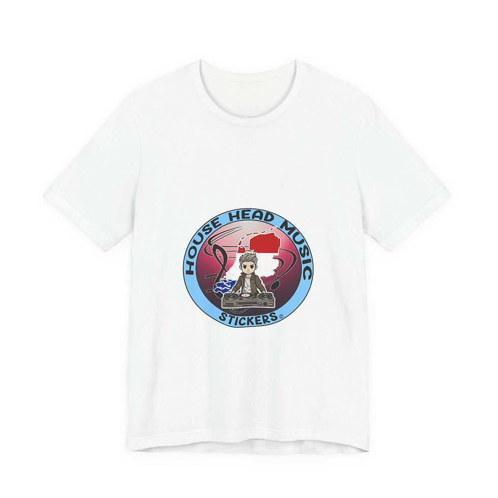 Thumbnail: House Head Music Stickers Netherlands (T shirt)