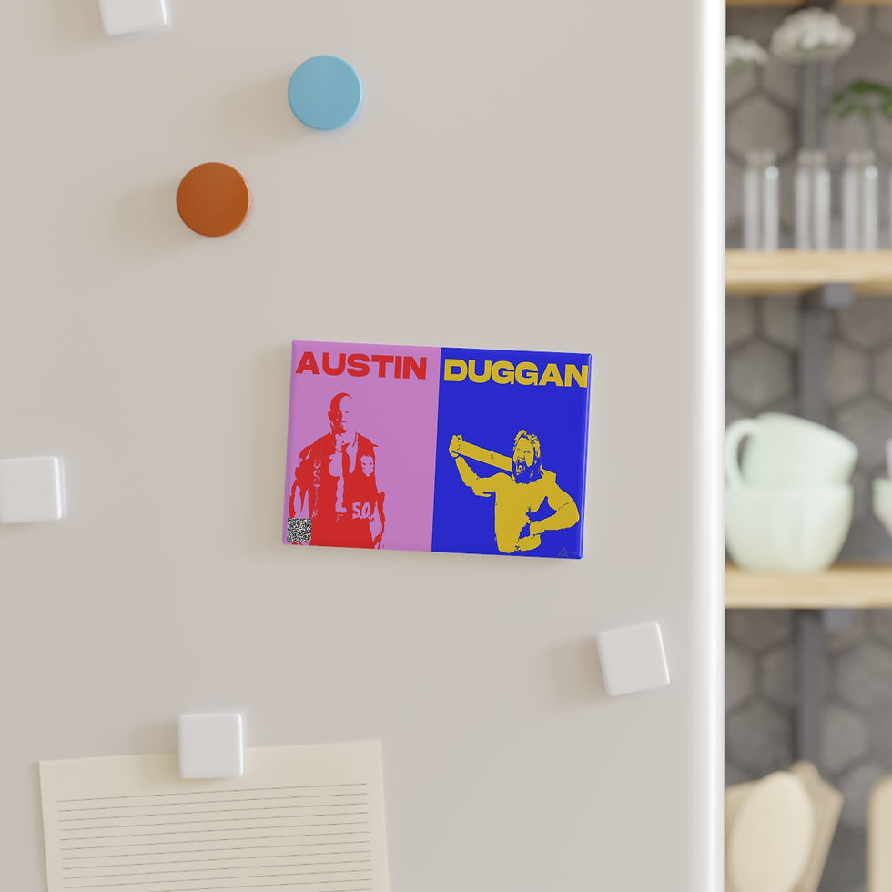 Thumbnail: Austin vs Duggan (Button Magnet 1 & 10 pcs)