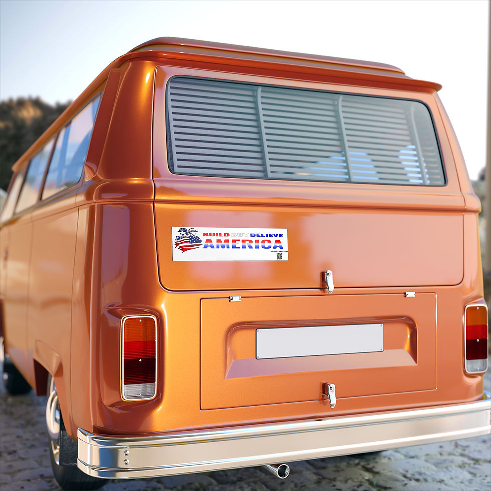 Thumbnail: Build Buy Believe America (Bumper Stickers)
