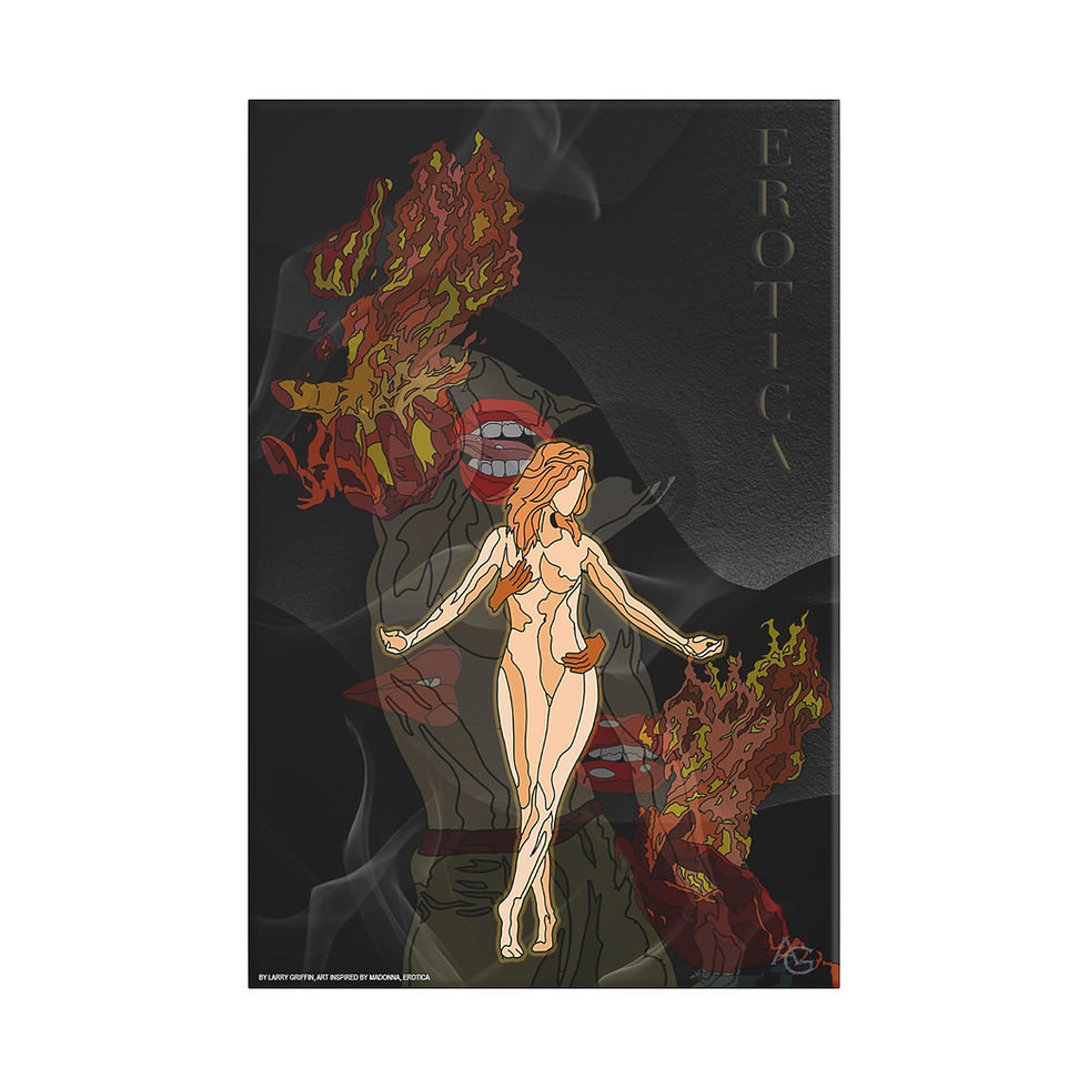 Thumbnail: Art Inspired by Madonna, Erotica (Canvas)