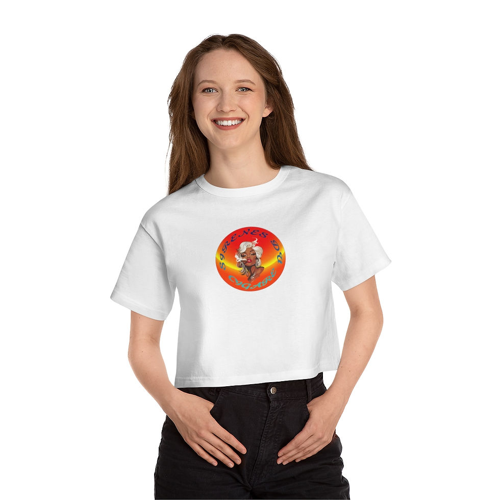 Sirenes du Cigare Latina 002 (Champion Women's Heritage Cropped T-Shirt)