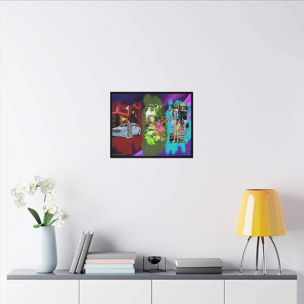 Thumbnail: Art Inspired by Jam Lewis Babyface, He Don't  Know Nothin' Bout It (Canvas)