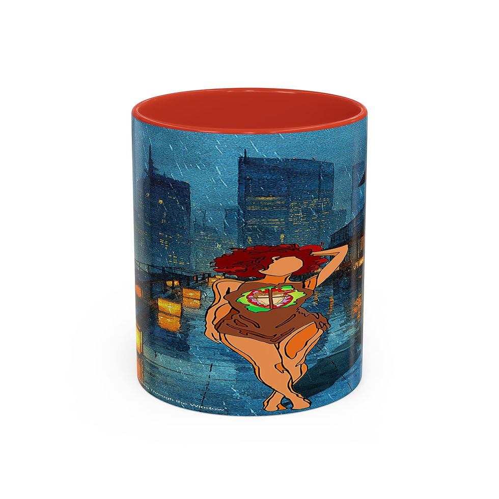 Thumbnail: Art Inspired by The Jackson 5, Looking Through the Window (Mug)