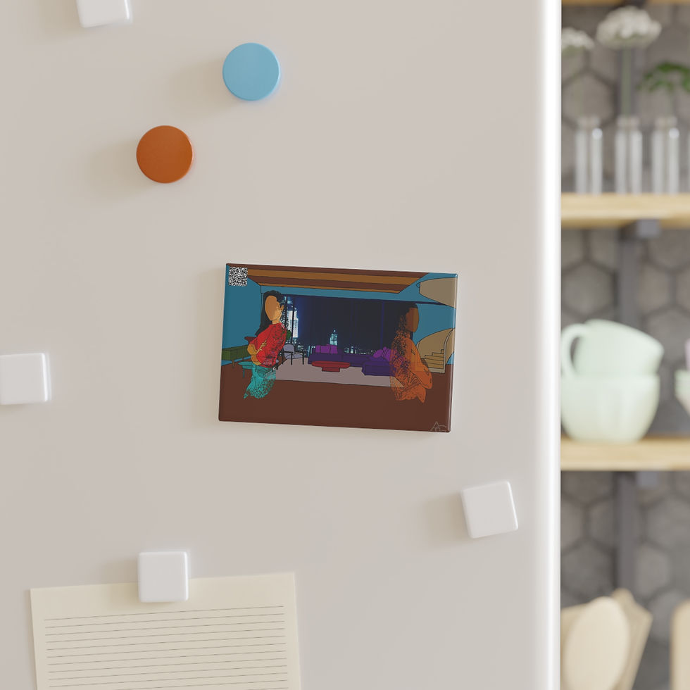 Thumbnail: Art Inspired by Luther Vandross, House Is Not a Home (Magnet 1 & 10 pcs)