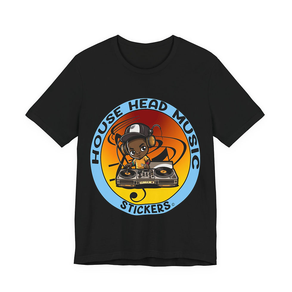 Thumbnail: House Head Music Stickers 004 (T shirt)