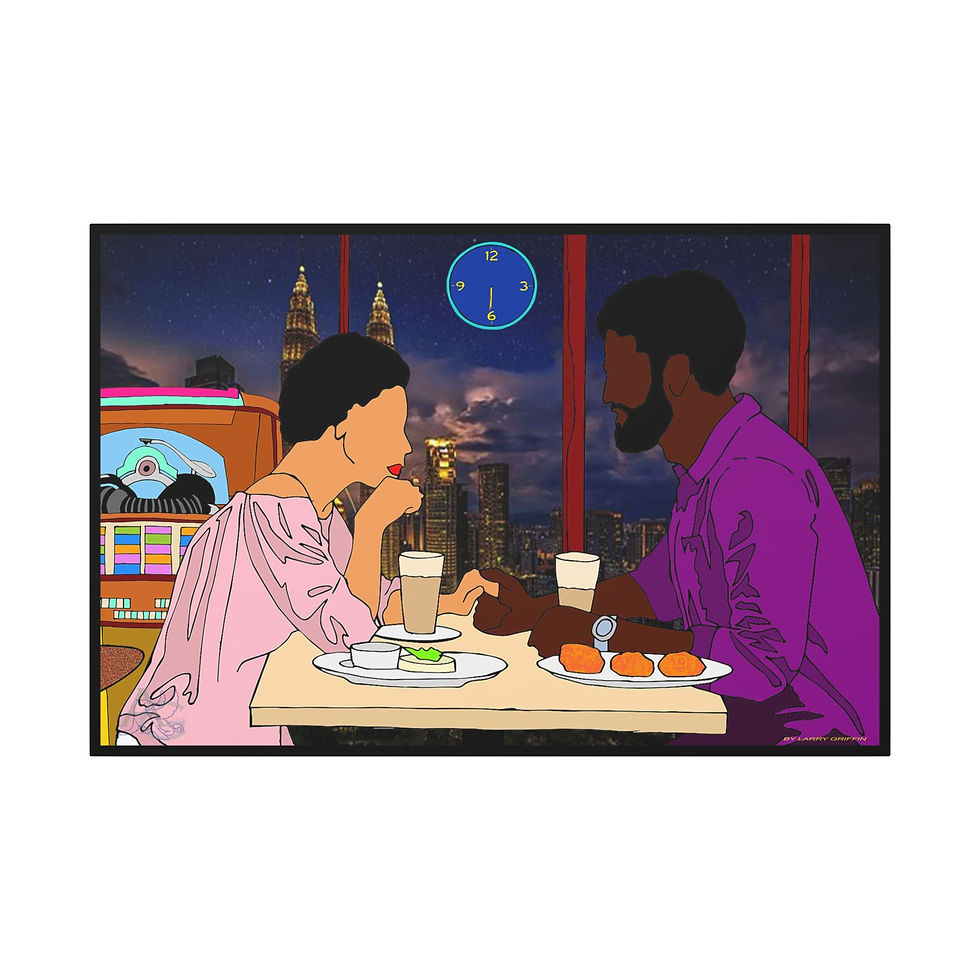 Thumbnail: Art Inspired by Billy Paul, Me and Mrs. Jones (Canvas)