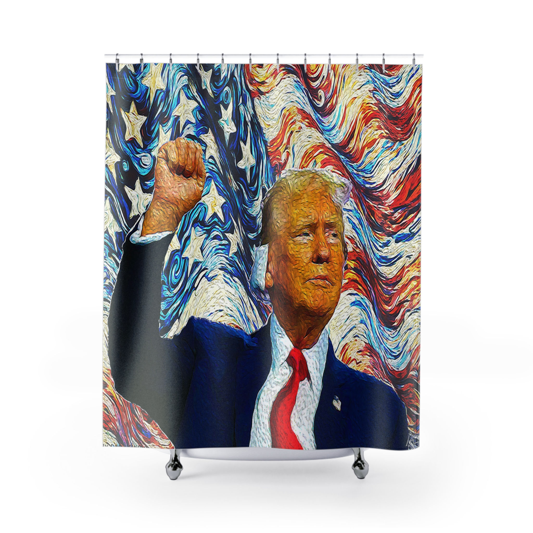Impression Era Donald Trump (Shower Curtains)