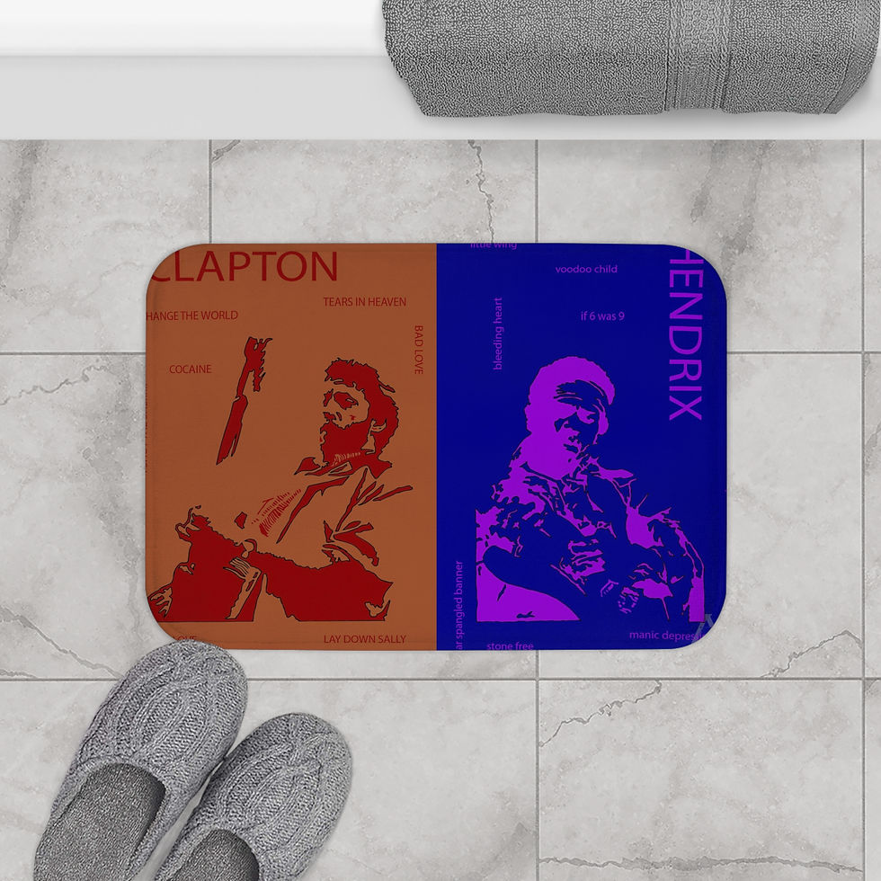 Thumbnail: Clapton vs Hendrix (Bath Mat)