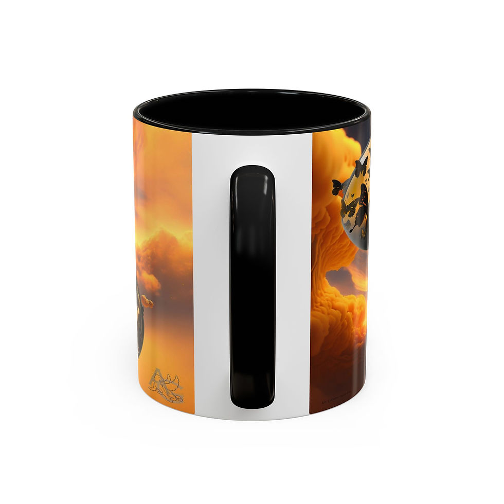 Thumbnail: Triplespheric Black Butterflies (Mug)