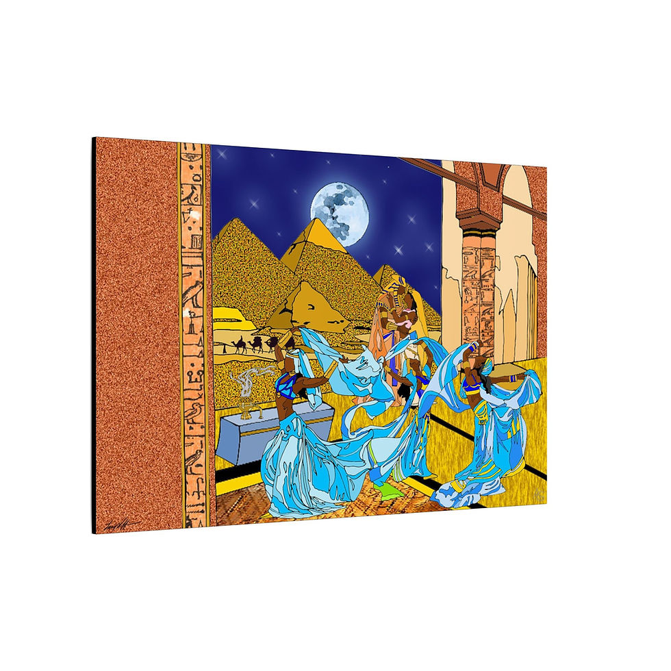 Thumbnail: Art Inspired by, Incognito, Nights Over Egypt (Canvas)