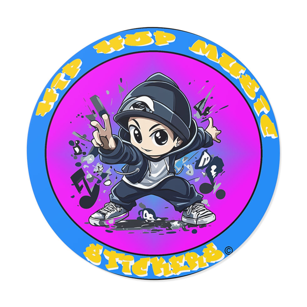 Thumbnail: HIP HOP Music Stickers 008 (Stickers)