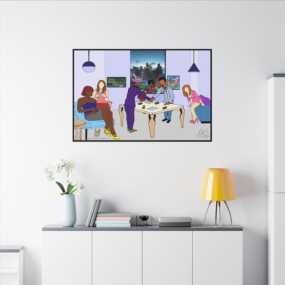 Thumbnail: Art Inspired by Willie Hutch, Brothers Gonna Work It Out (Canvas)