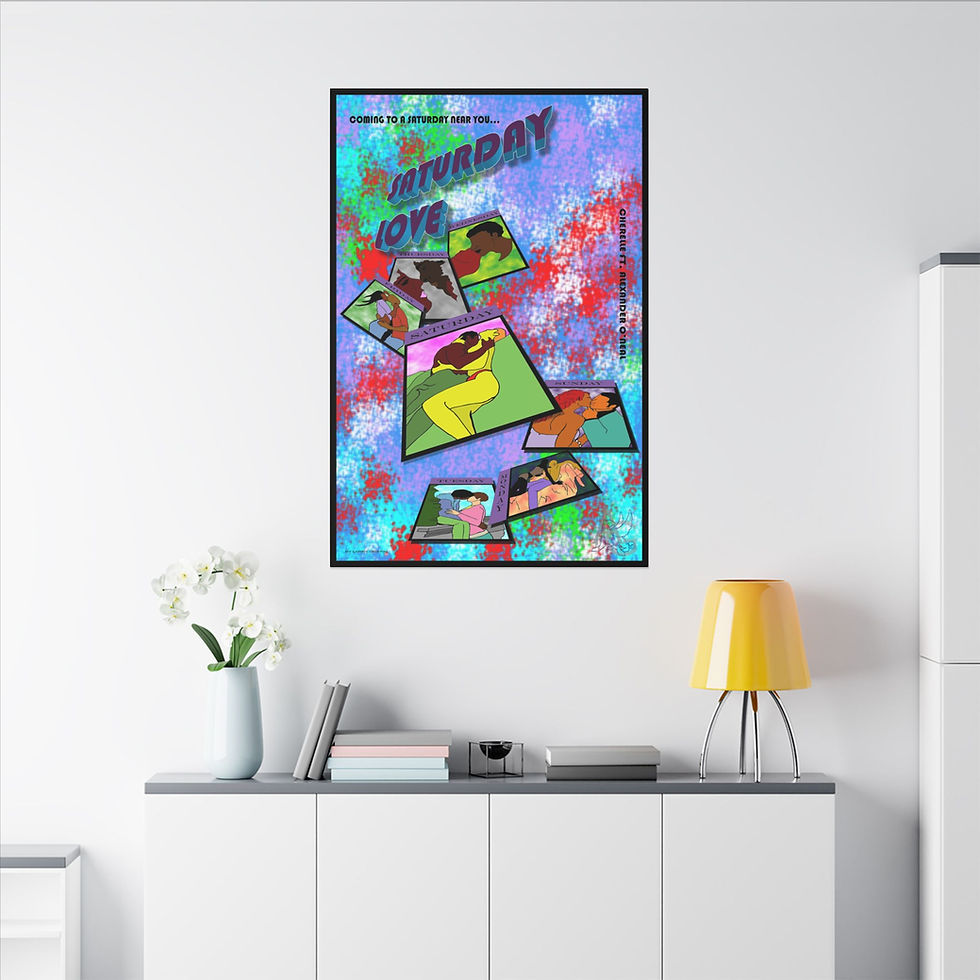 Thumbnail: Art Inspired by Cherelle ft. Alexander O'Neal, Saturday Love (Canvas)