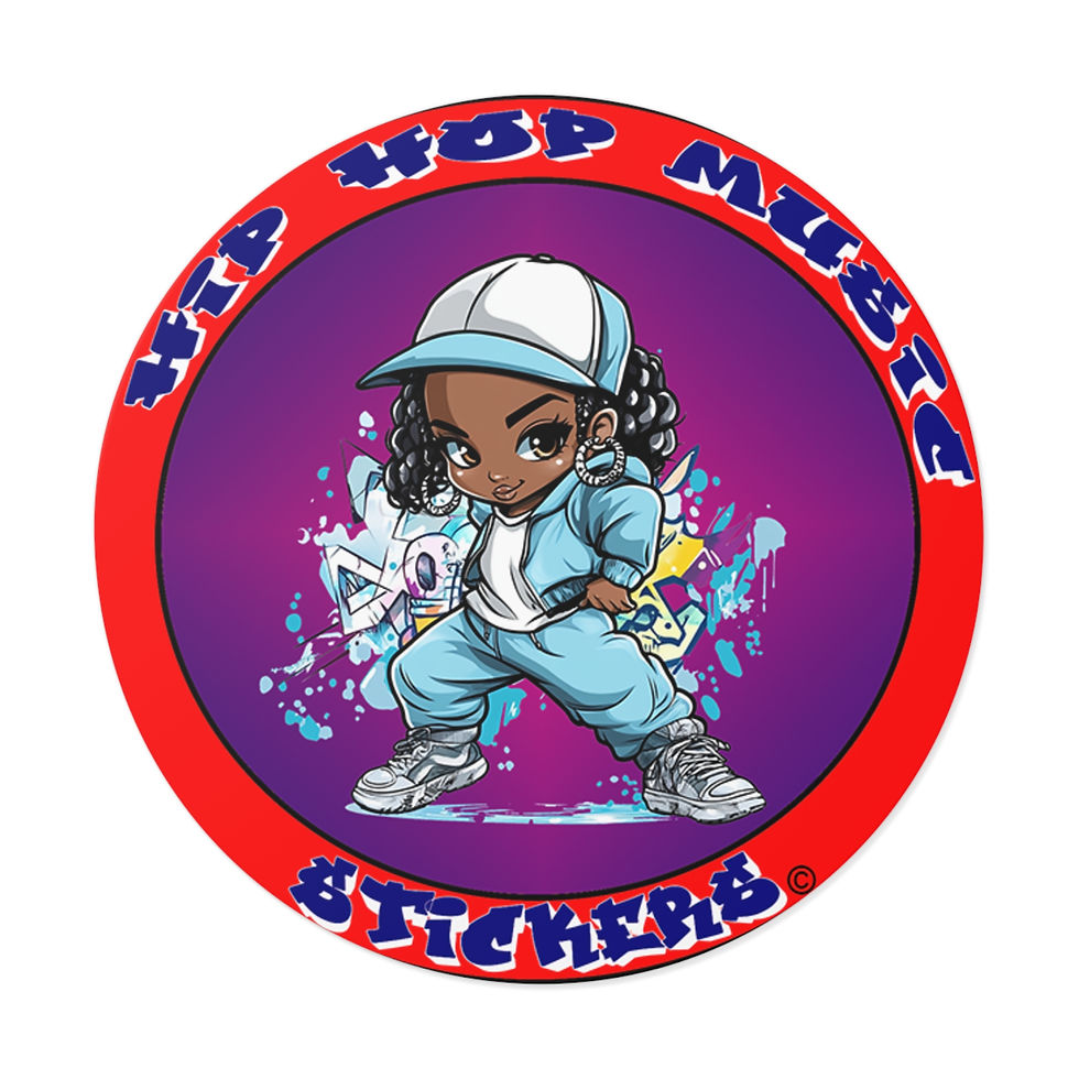Thumbnail: HIP HOP Music Stickers 004 (Stickers)