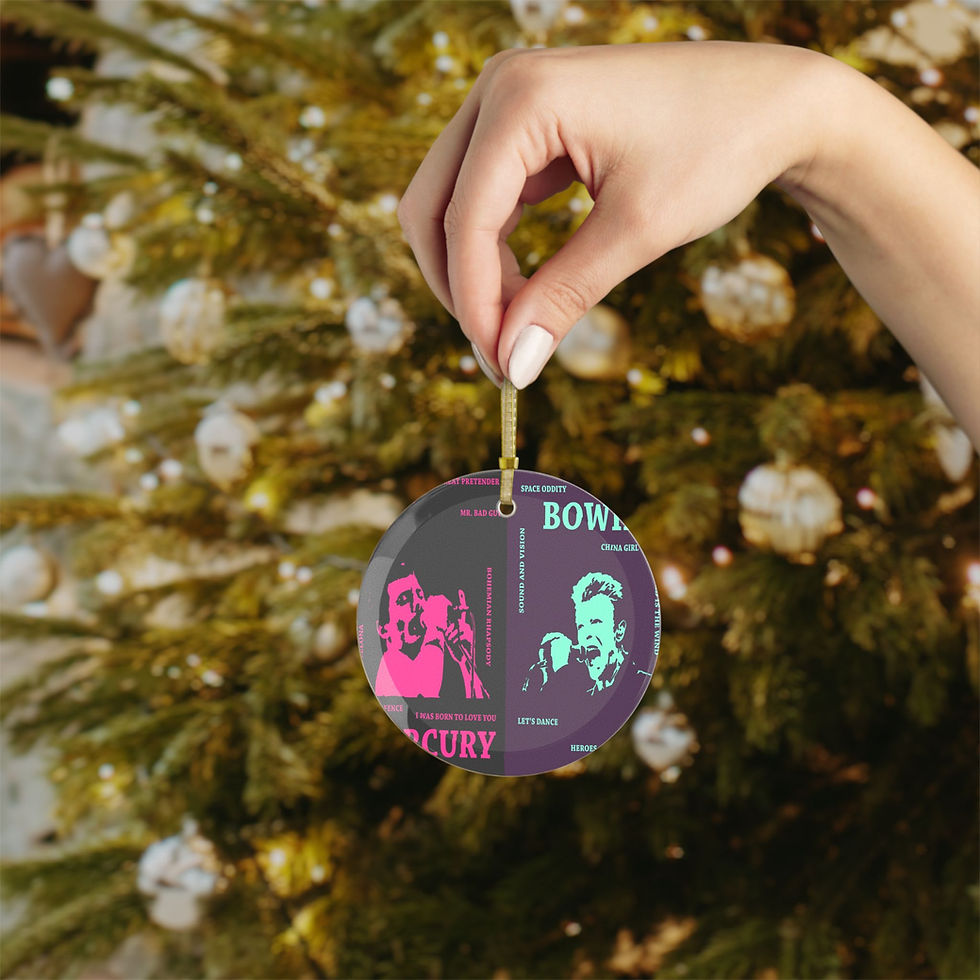 Thumbnail: Mercury vs Bowie (Glass Ornaments)