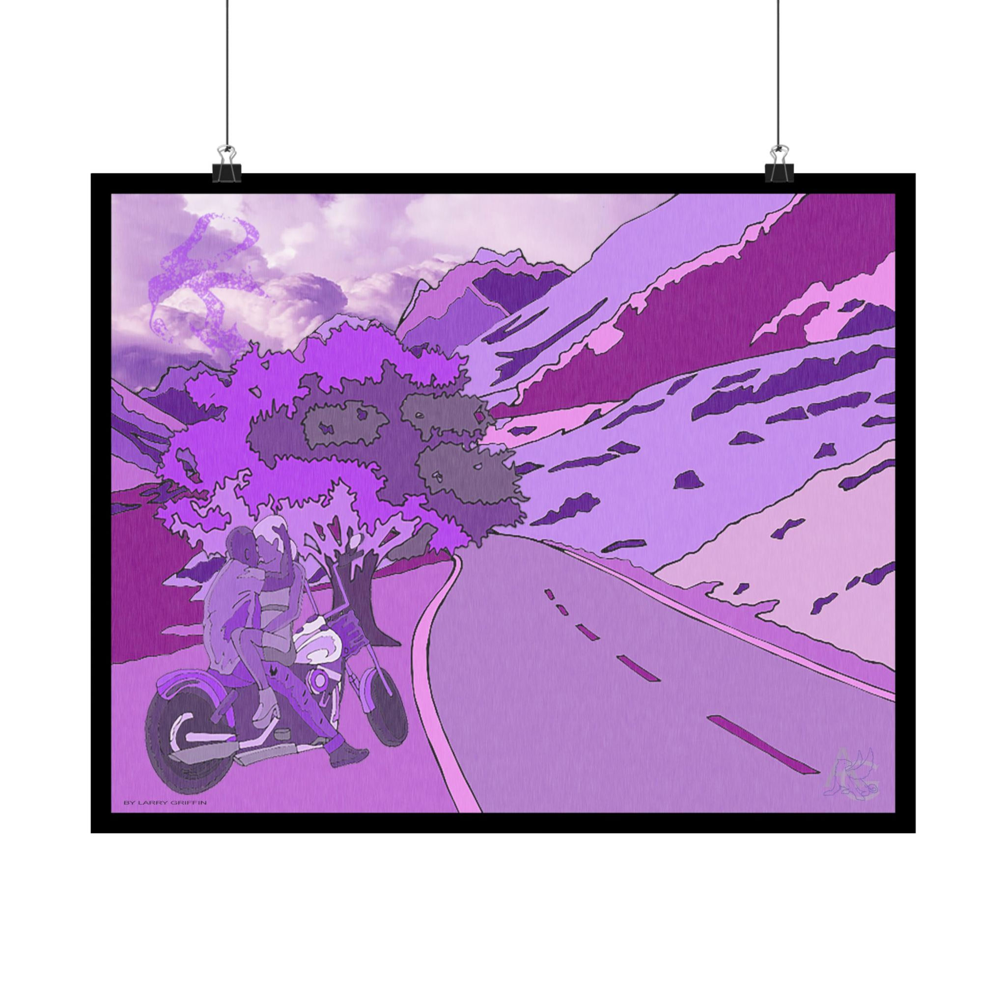 Purple Lovers Rain (Poster)