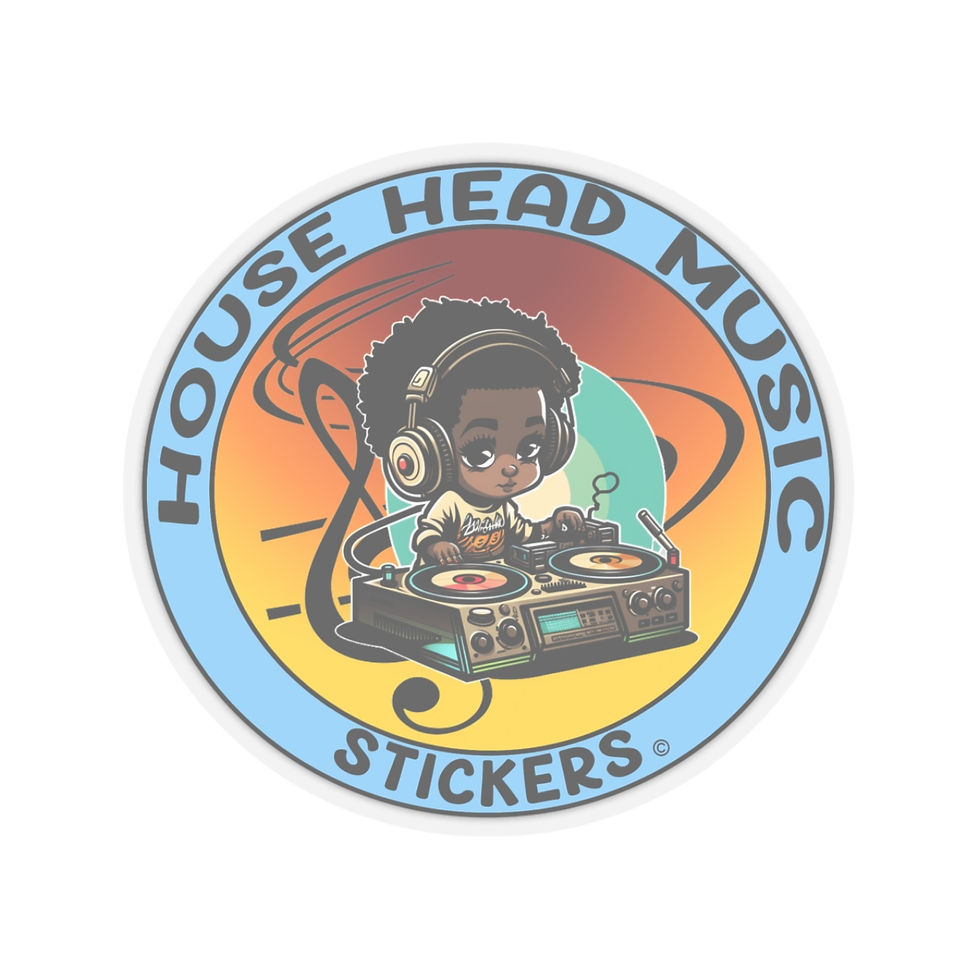 Thumbnail: House Head Music Stickers 003