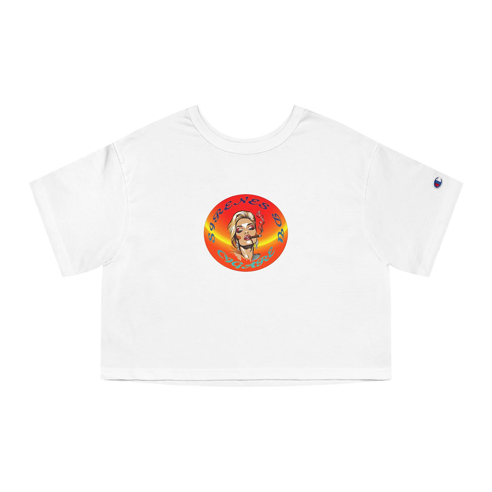 Sirenes du Cigare Latina 001 (Champion Women's Heritage Cropped T-Shirt)