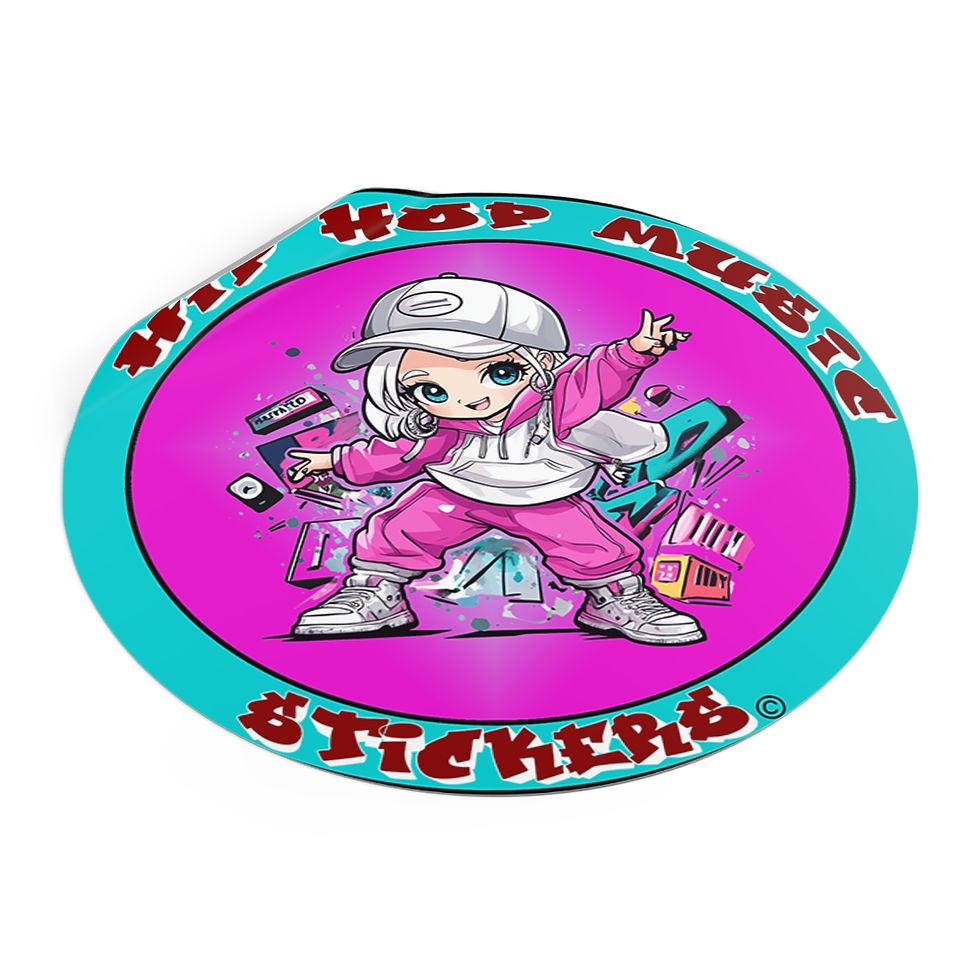 Thumbnail: HIP HOP Music Stickers 002 (Stickers)