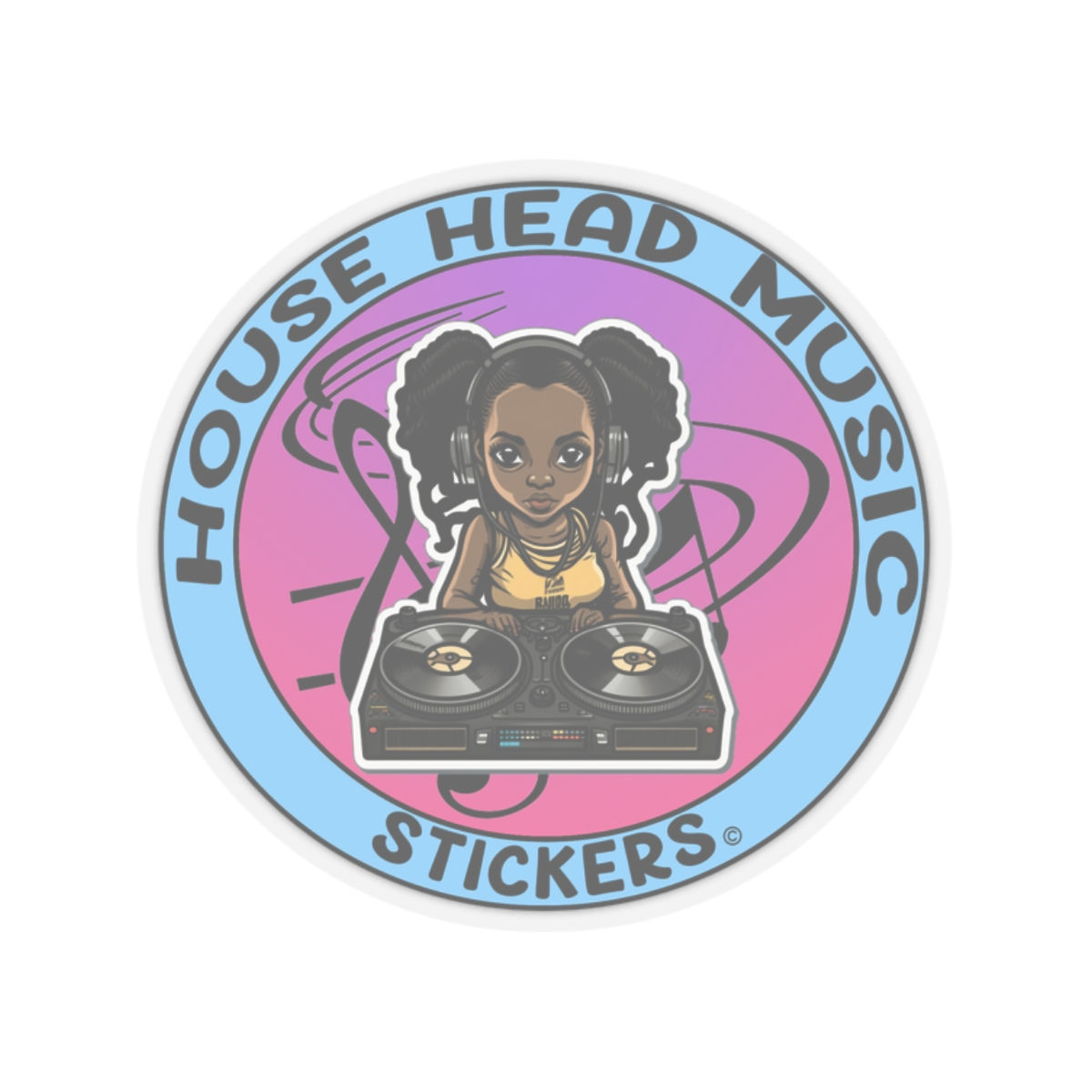 House Head Music Stickers 009
