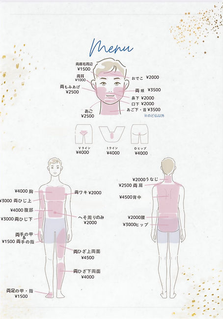 メニュー表